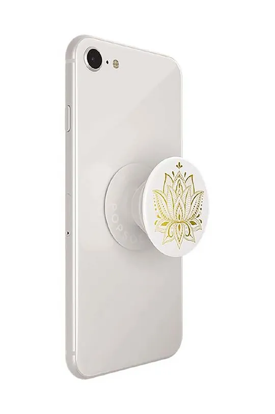 bijela Držač i stalak za telefon Popsockets Golden Prana