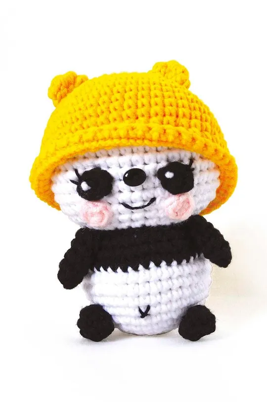 барвистий Набір для в'язання гачком Graine Creative Panda Amigurumi Kit Unisex