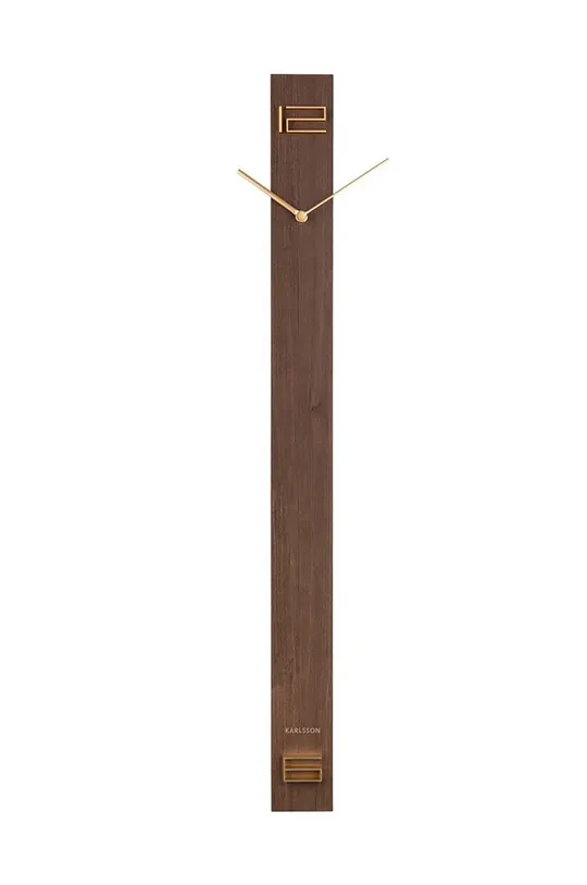 коричневий Настінний годинник Karlsson Unisex