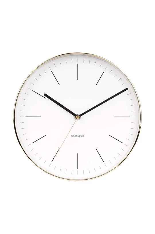 λευκό Ρολόι τοίχου Karlsson Minimal Unisex