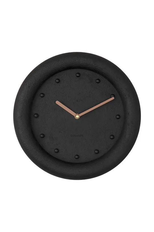 чёрный Настенные часы Karlsson Petra Unisex