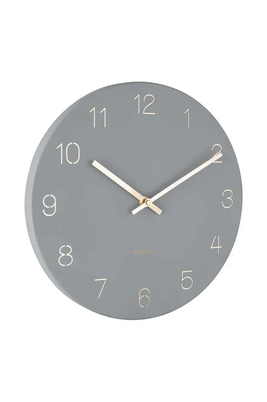 Настенные часы Karlsson Charm Numbers серый