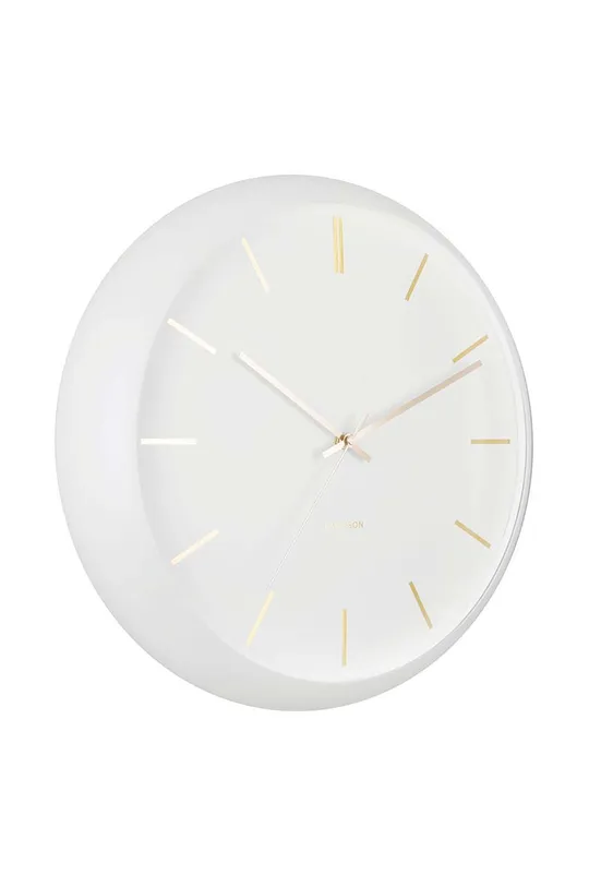 Karlsson orologio da parete Globe bianco