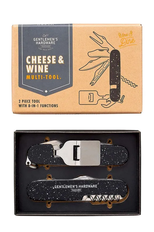 Višenamjenski alat za bicikl Gentelmen's Hardware Cheese and Wine Tool šarena