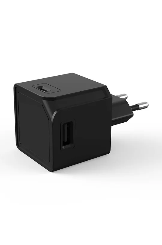 črna Polnilec z usb vhodom PowerCube USBcube Original USB A+C Unisex