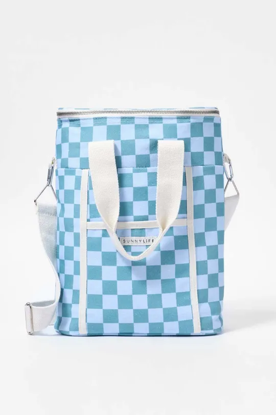 SunnyLife torba termiczna na napoje Canvas Drinks Bag niebieski