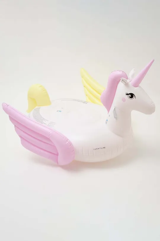 Napihljiva blazina za vodo SunnyLife Luxe Ride-On Float Unicorn Past pisana