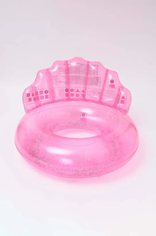 Kolut za plivanje SunnyLife Shell Bubblegum roza