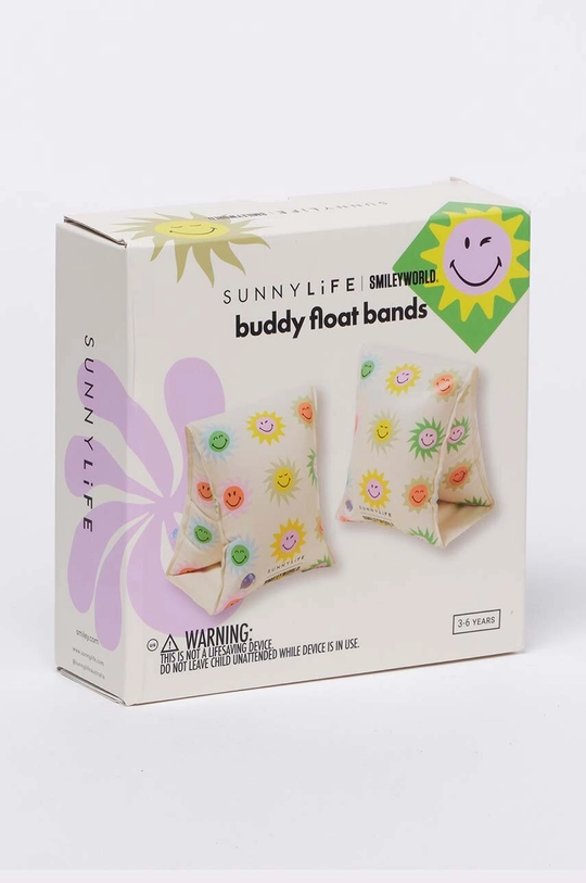 többszínű SunnyLife gyerek karúszó Buddy Float Bands x SmileyWorld®? 2 db