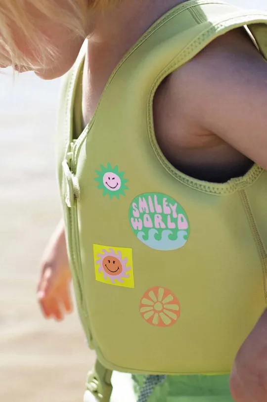 multicolor SunnyLife kamizelka do pływania dziecięca SmileyWorld Sol Sea