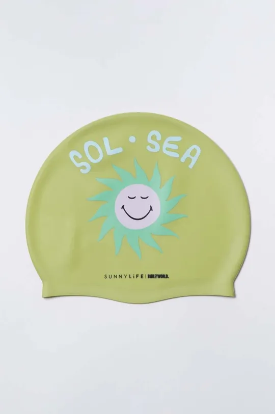 Παιδικό σκουφάκι κολύμβησης SunnyLife X SmileyWorld πολύχρωμο