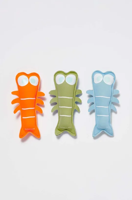 барвистий Набір дитячих іграшок для купання SunnyLife Dive Buddies Sonny 3-pack Unisex