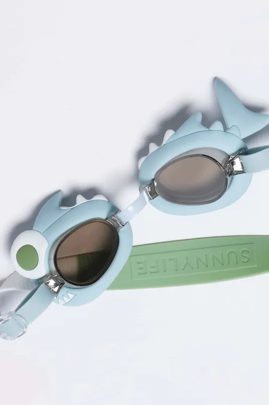 SunnyLife okulary pływackie dziecięce Shark Tribe multicolor
