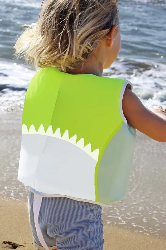 viacfarebná Detská plavecká vesta SunnyLife Shark Tribe