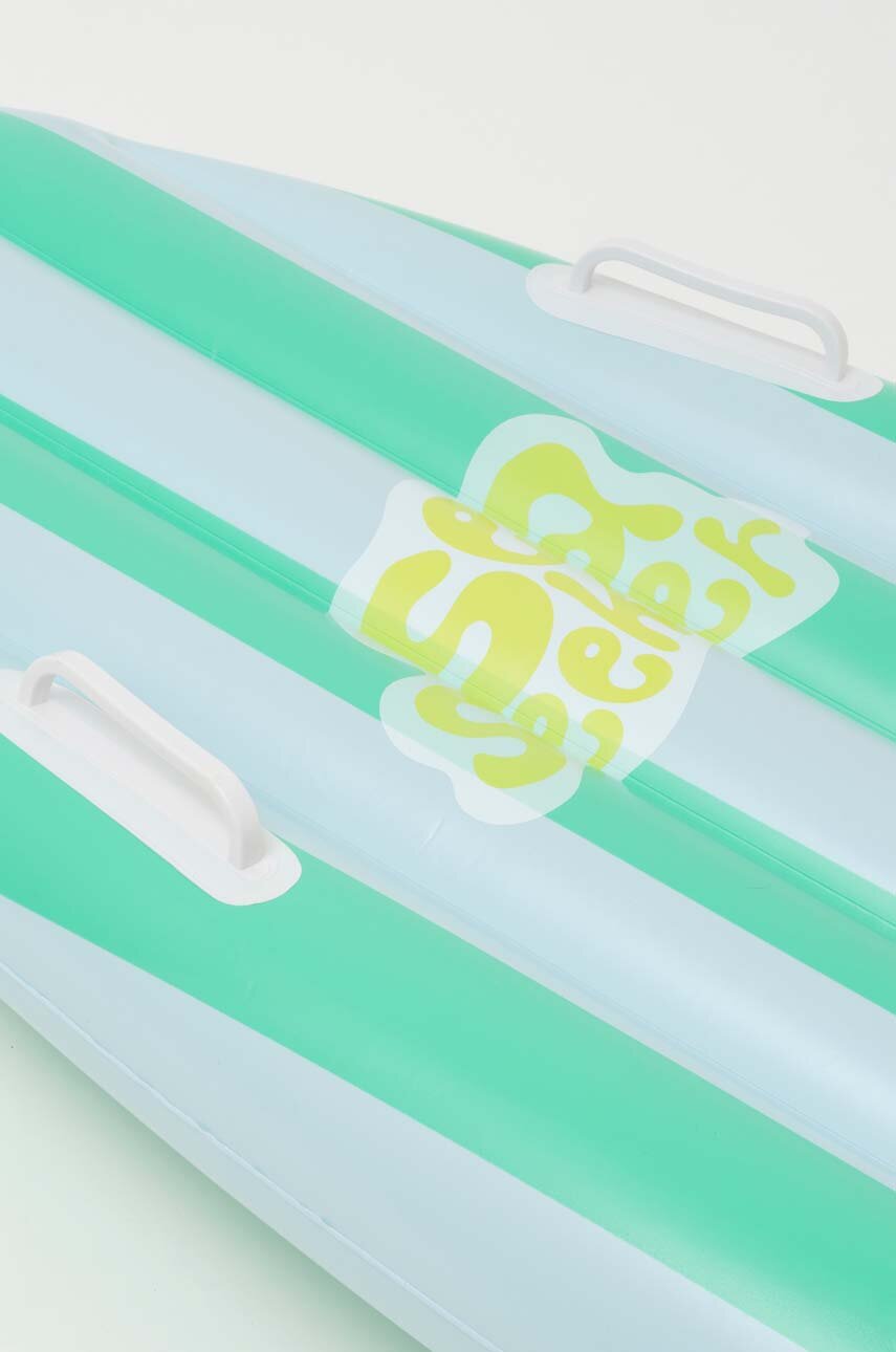 SUNNYLiFE Green And White Color Inflatable Ride With Me Surfboard Float Sea Seeker Ocean main image 1