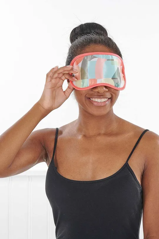 Set: maska za oči i čepići za uši Danielle Beauty Retro Print 2-pack  Poliester, Sintetički materijal