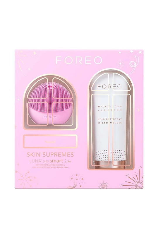 šarena Set za njegu kože lica FOREO Skin Supremes 2022 LUNA™ play smart 2 + Micro-Foam Cleanser 100 ml Unisex