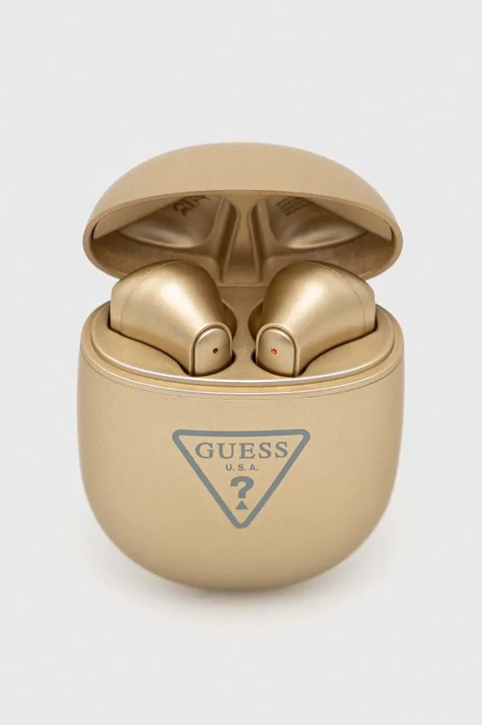 Brezžične slušalke Guess zlata