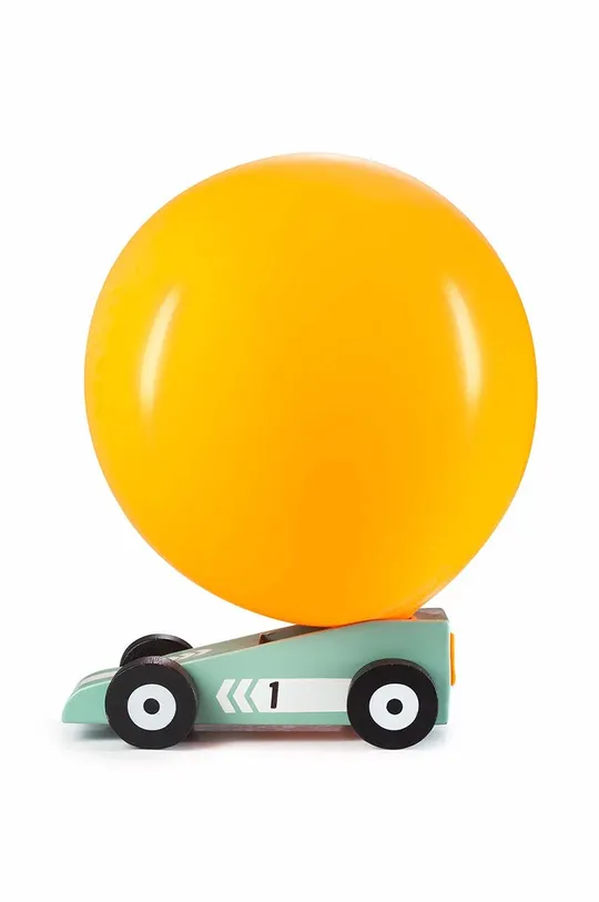 többszínű Donkey játékautó léggömbbel Balloon Racer Uniszex