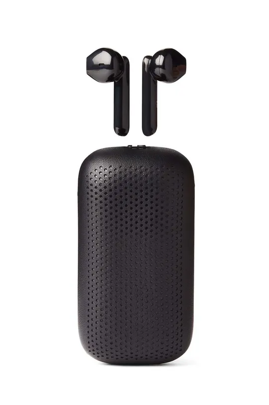 μαύρο Ασύρματα ακουστικά Lexon Speakerbuds Unisex