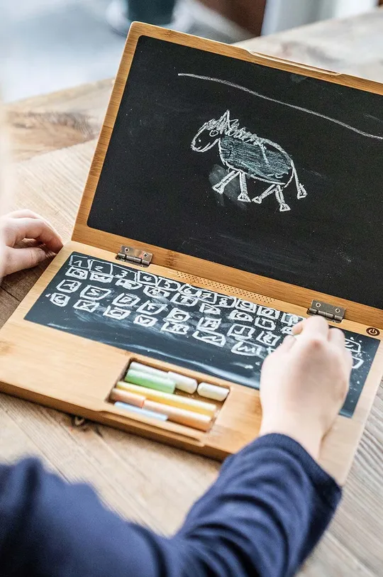 šarena Ploča za pisanje kredom Donkey Laptop I-Wood