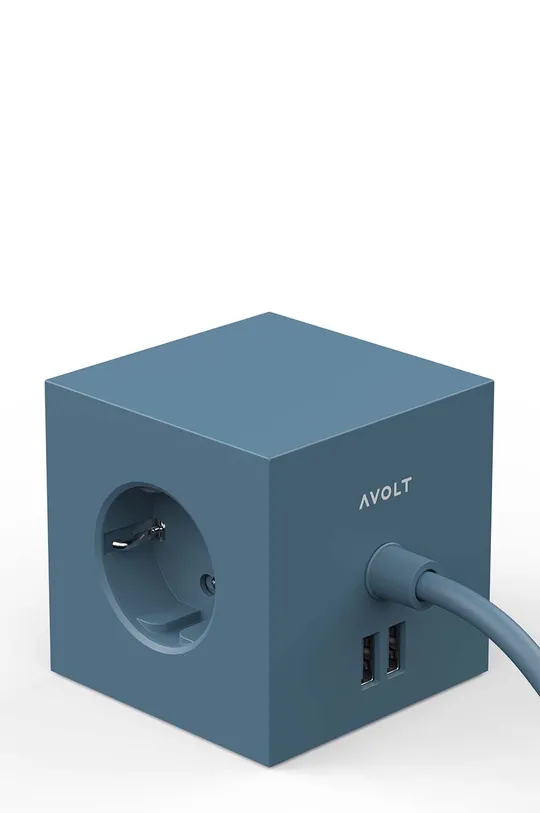 Μαγνητικός κύβος φόρτισης Avolt Square 1, 2 x USB, 1,8 m ABS, Κράμα ψευδαργύρου, Υλικό Η/Υ