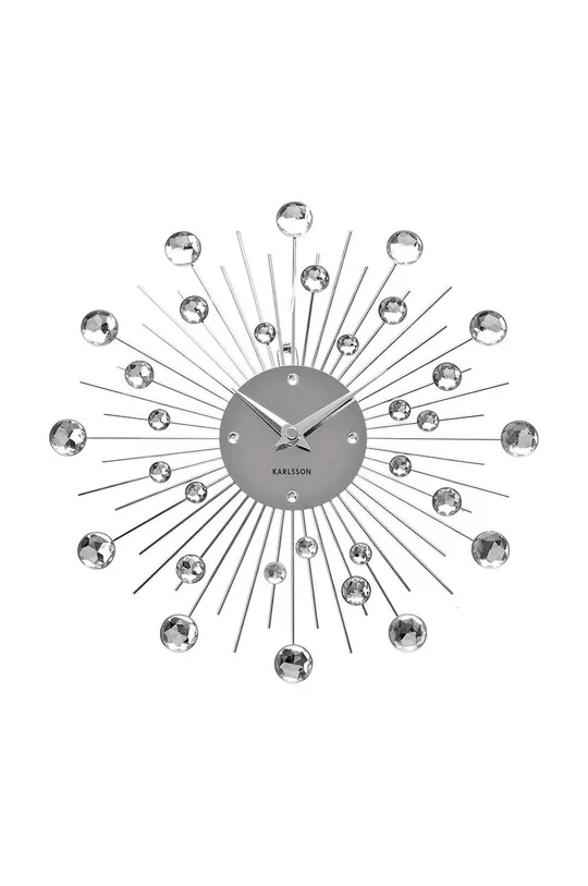 сірий Настінний годинник Karlsson Sunburst Unisex