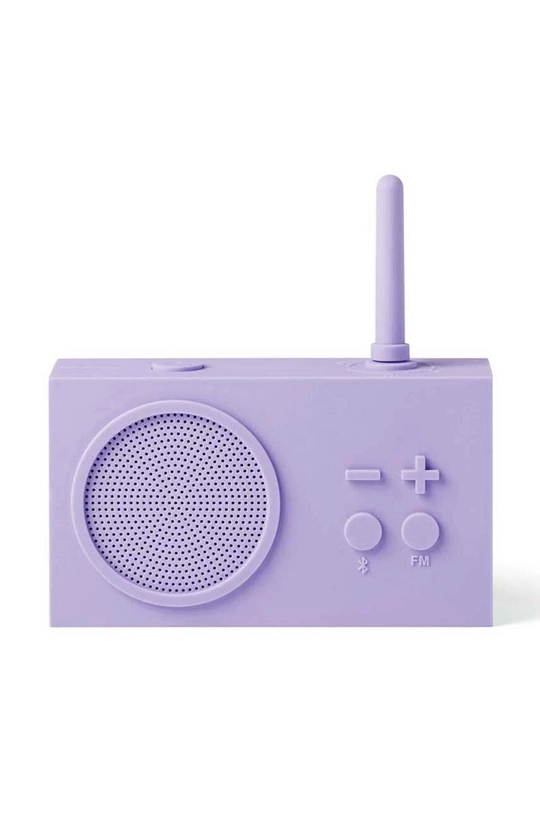 fialová Bluetooth rádio Lexon Tykho 3 Unisex