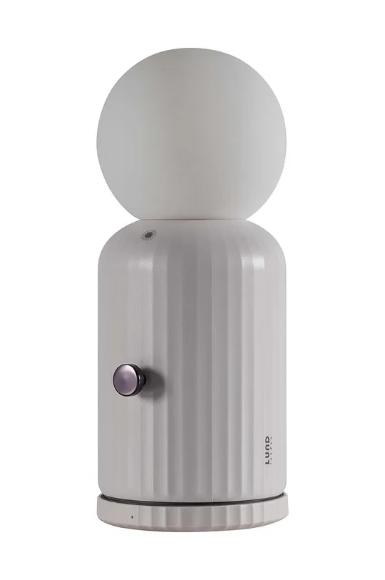 biały Lund London lampka z ładowarką bezprzewodową 2w1 Skittle Unisex