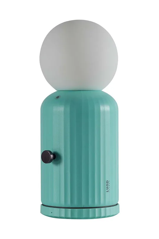 Світильник з бездротовим зарядним пристроєм Lund London Skittle 2 in 1 бірюзовий