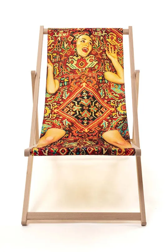 Ležalnik Seletti Chair Lady On Carpet pisana