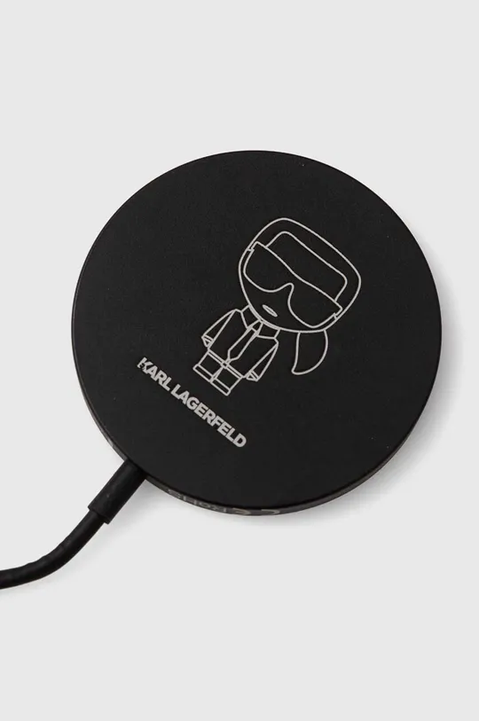 чорний Індуктивний зарядний пристрій Karl Lagerfeld 15W MagSafe Unisex