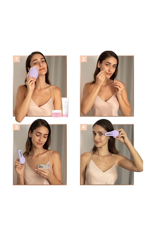 FOREO un dispositivo per levigare le rughe degli occhi e delle labbra con microcorrente BEAR™ 2 violetto F1733