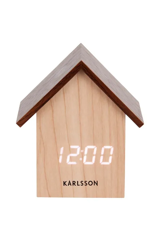 bež Budilica Karlsson Alarm Clock Unisex