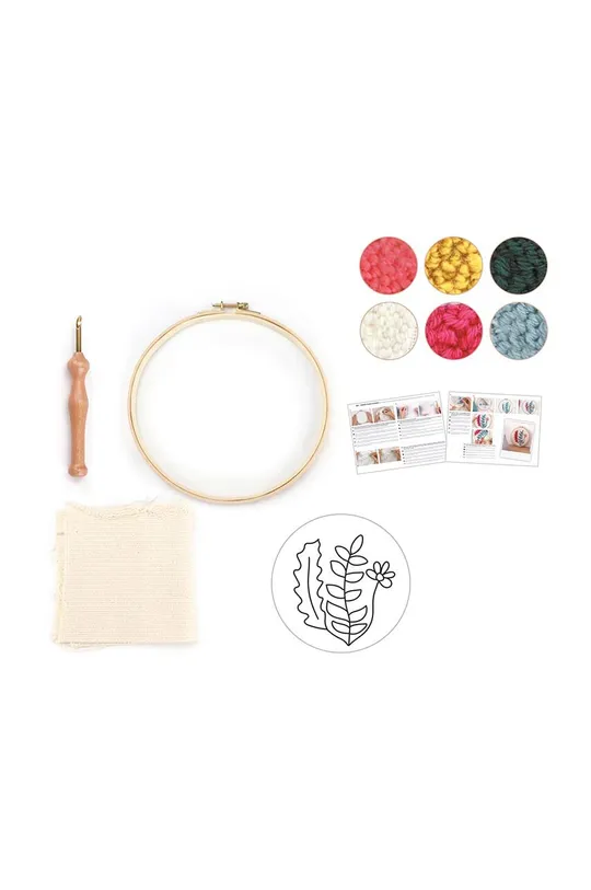 Graine Creative zestaw do haftowania Vegetal Punch Needle Kit multicolor