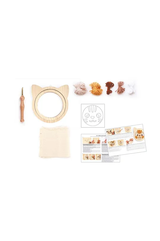 Набір для вишивання Graine Creative Cat Punch Needle Kit Дерево, Текстильний матеріал