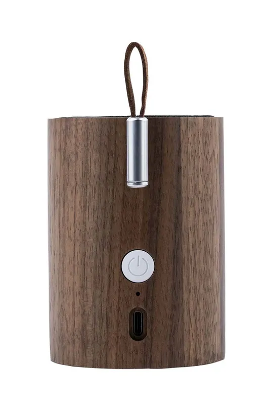 brązowy Gingko Design głośnik bezprzewodowy z oświetleniem Drum Light Bluetooth Speaker Unisex
