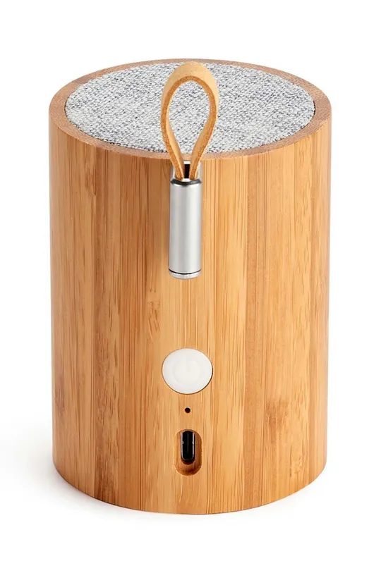 béžová Bezdrôtový reproduktor s osvetlením Gingko Design Drum Light Bluetooth Speaker Unisex