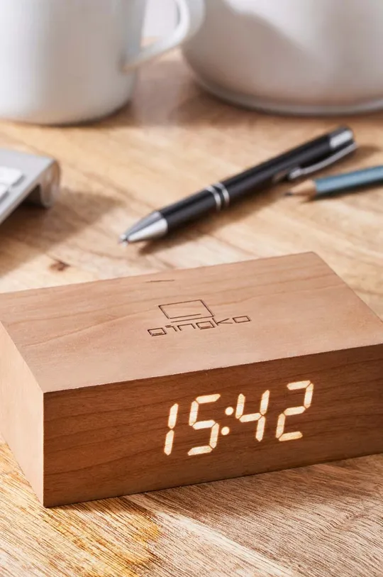 Stolové hodiny Gingko Design Flip Click Clock Unisex
