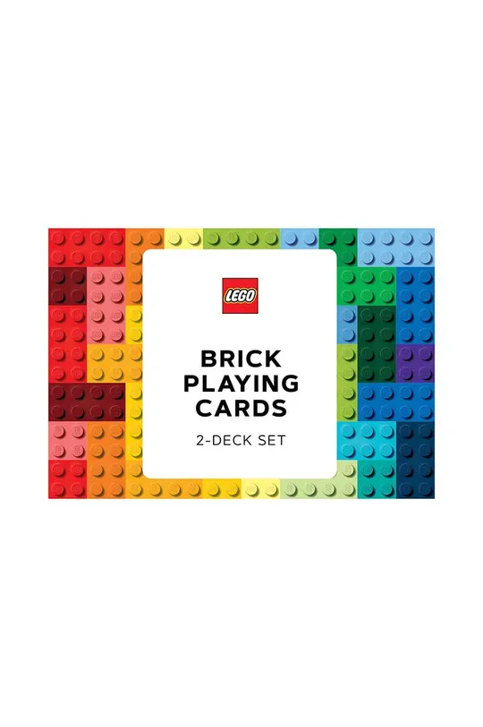 πολύχρωμο Παιχνίδι με κάρτες Lego Brick Playing Cards, English Unisex