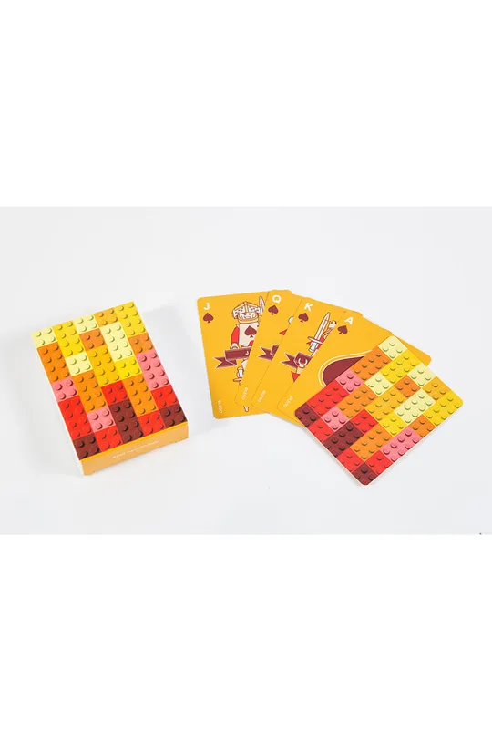 Παιχνίδι με κάρτες Lego Brick Playing Cards, English πολύχρωμο