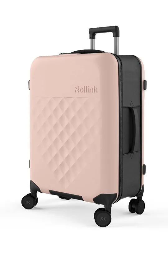 różowy Rollink walizka Flex 360 Spinner 26