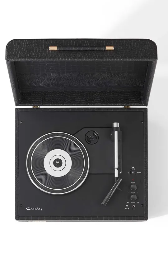 Kufríkový gramofón Crosley Mercury čierna