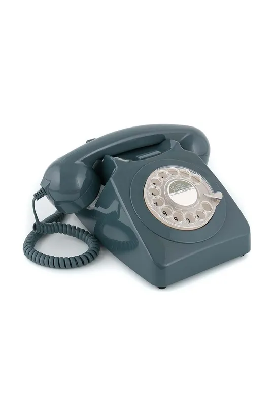 Стаціонарний телефон GPO Desktop Rotary Dial Telephone зелений