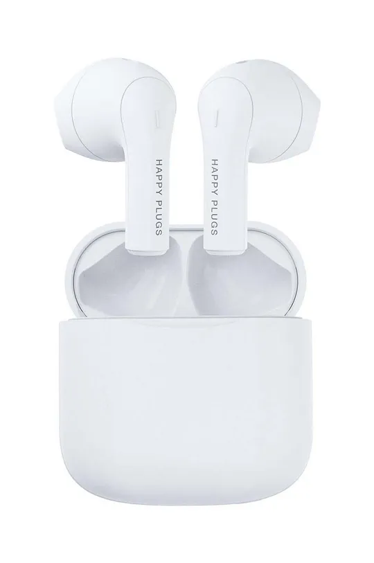 Happy Plugs słuchawki bezprzewodowe biały