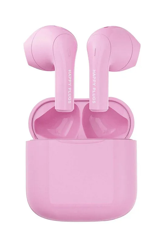 Brezžične slušalke Happy Plugs roza