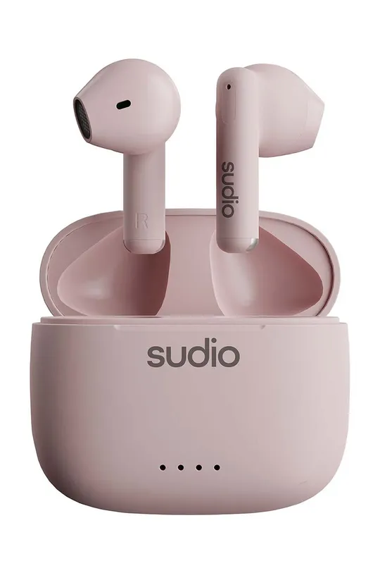 różowy Sudio słuchawki bezprzewodowe A1 Pink Unisex