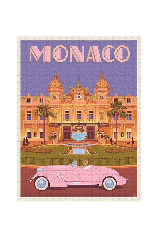 Puzzle v plechovke Designworks Ink Monaco 500 elementów viacfarebná