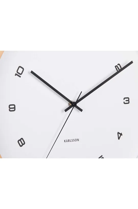 Ρολόι τοίχου Karlsson Ξύλο, Πλαστική ύλη