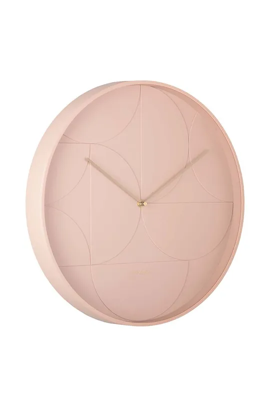 Karlsson zegar ścienny różowy